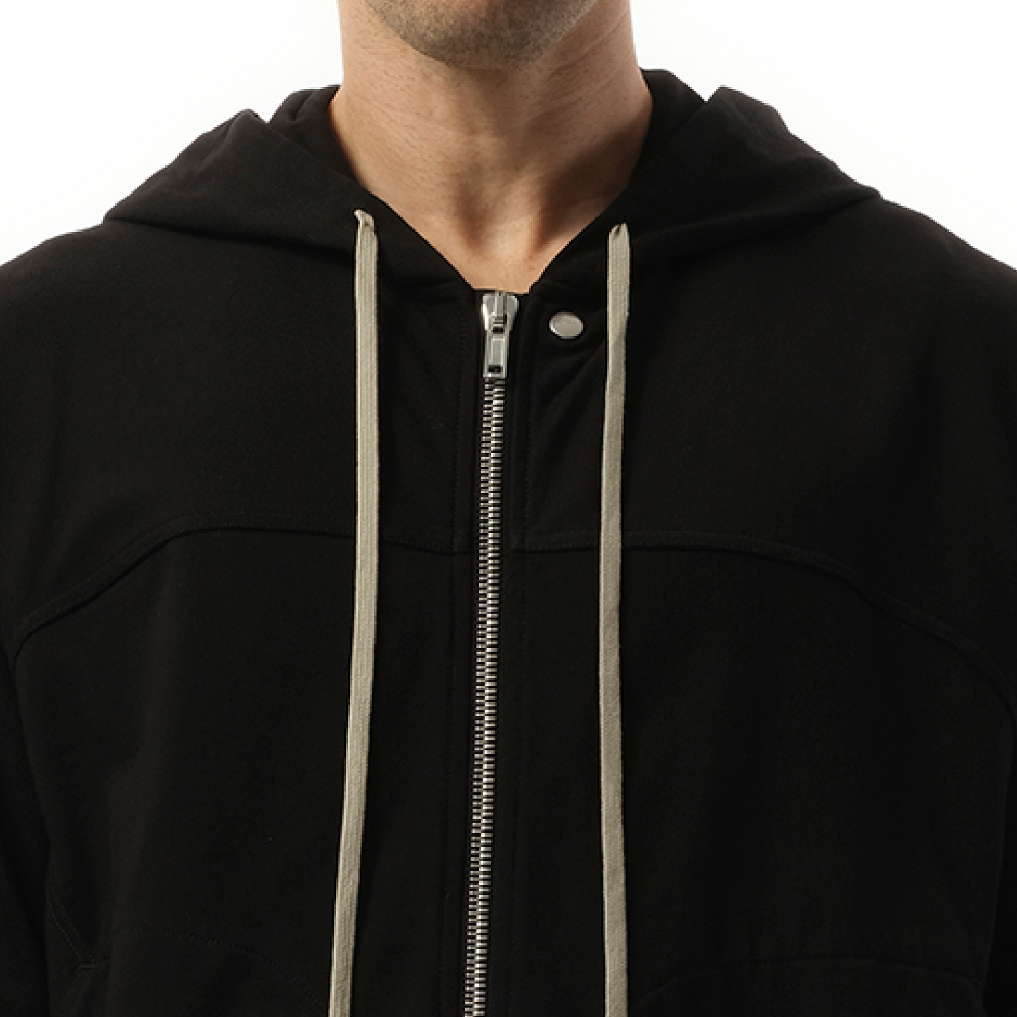 Windbreaker Hoodie in Black