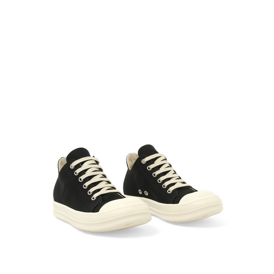 Canvas Low Sneaks in Black/Milk