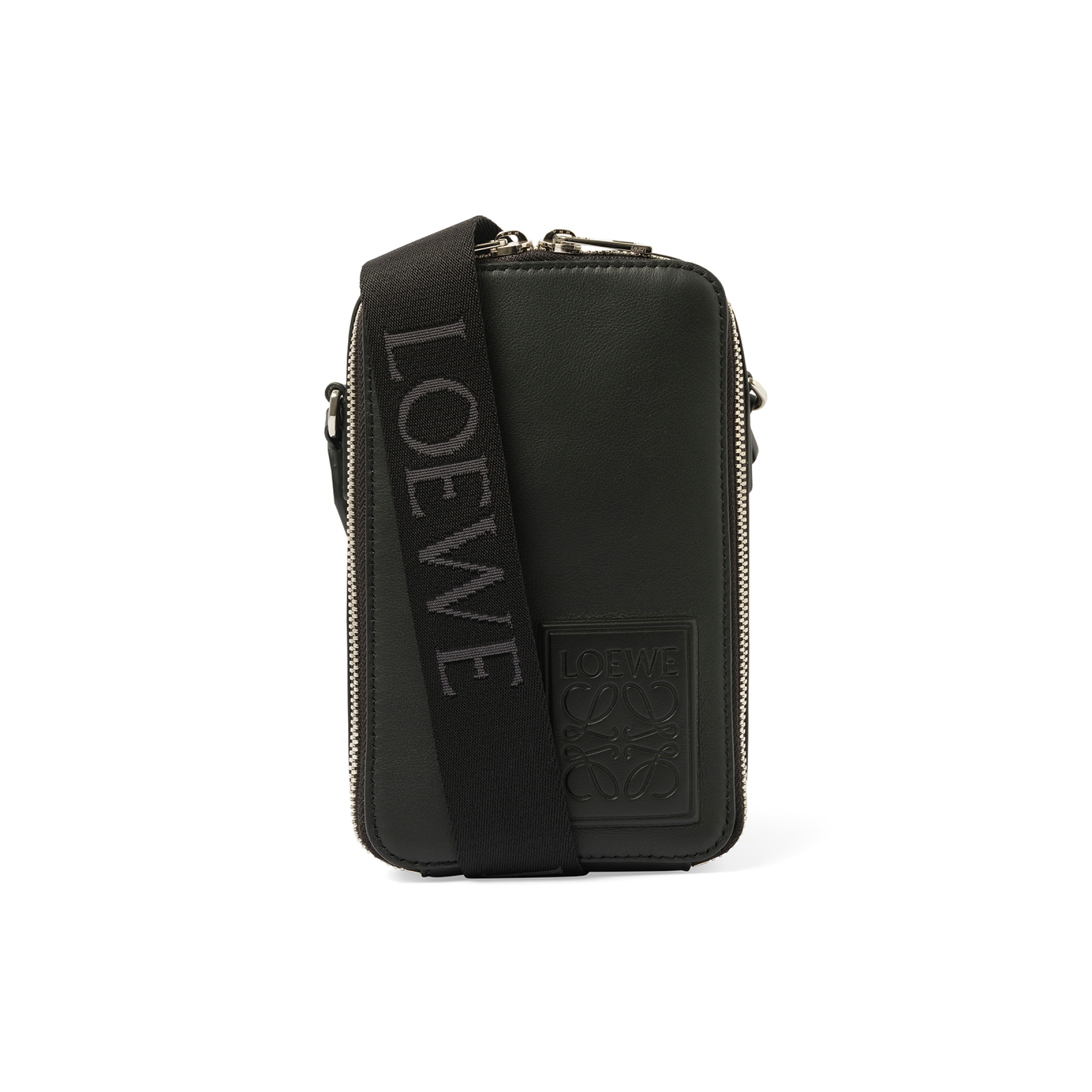 New Vertical Crossbody Pocket in Black