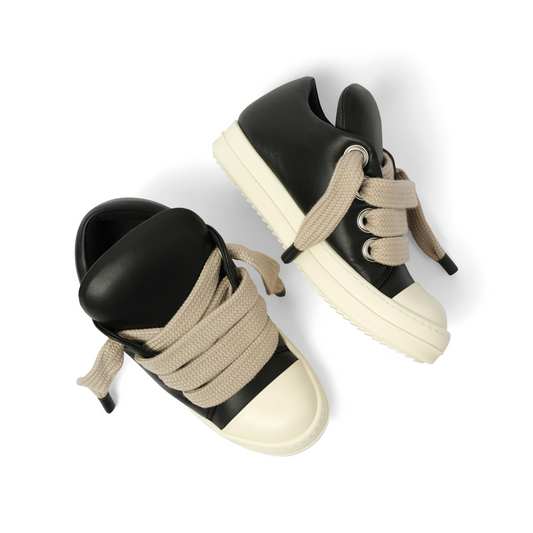 Jumbolaced Low Sneaker in Black/Milk/Milk