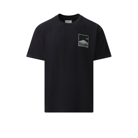 Rhude Chevron T-Shirt in Vintage Black