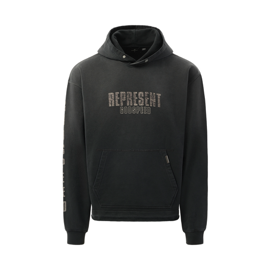 Godspeed Hoodie in Aged Black