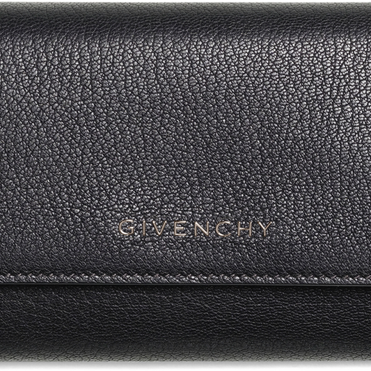 Pandora Long Flap Wallet in Black