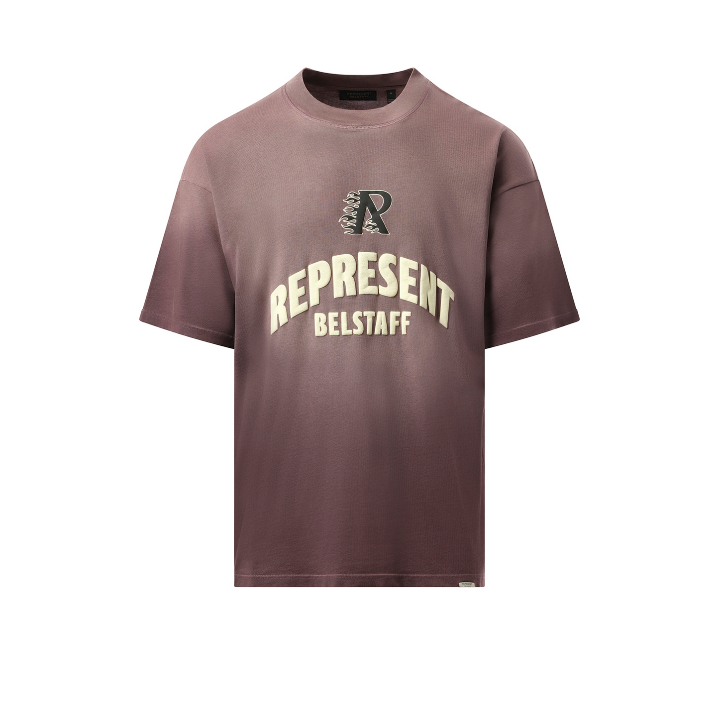 Represent X Belstaff Flame Pheonix T-Shirt in Plum