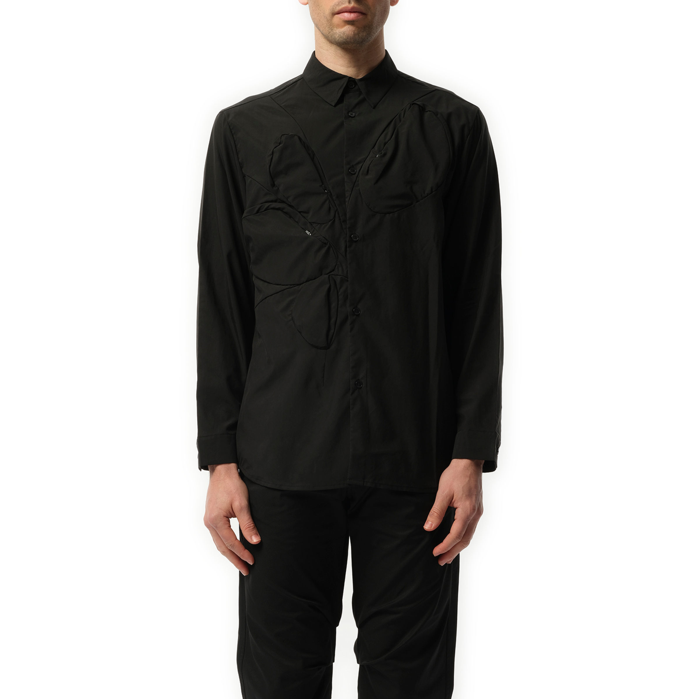 7.0 Shirt Center in Black