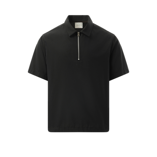 Suiting Polo Shirt in Black