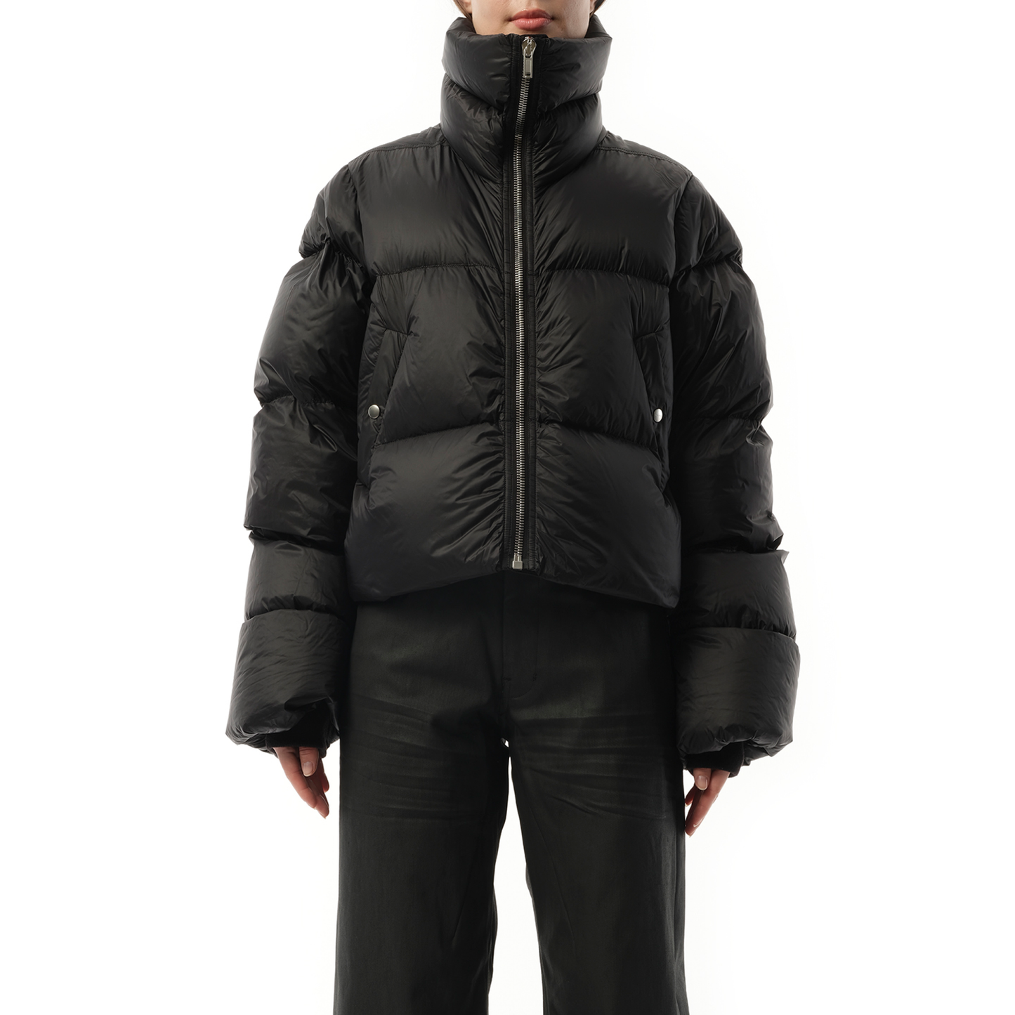 Turtle Down Jacket in Black