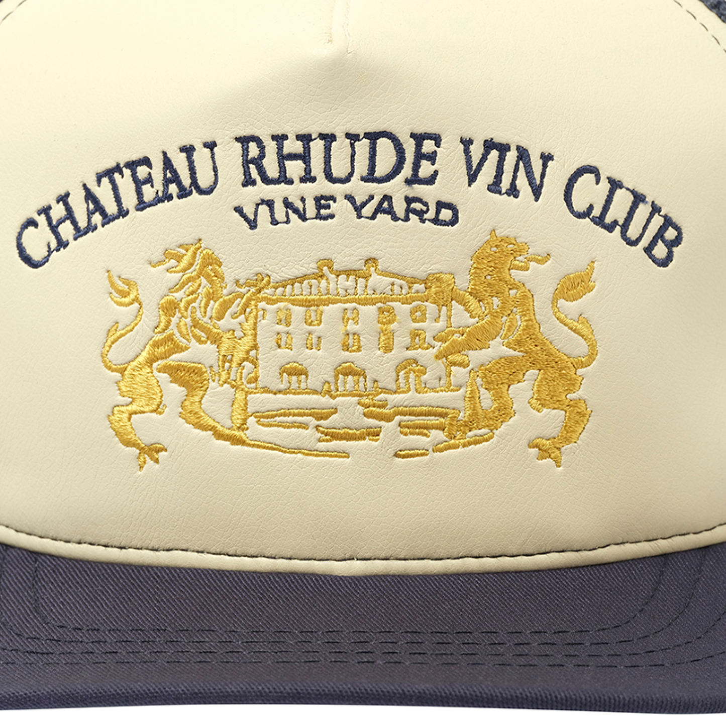 Cellier Trucker Hat in Navy/Cream