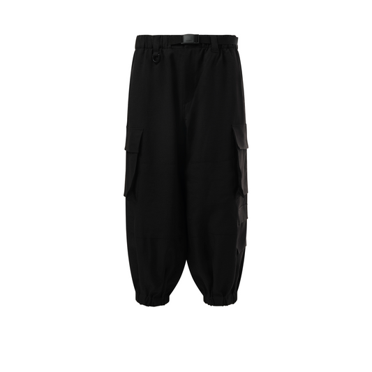 Sports Cargo Pants in Black