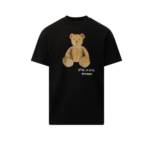 Bear in Mind Regular T-Shirt in Black/Brown