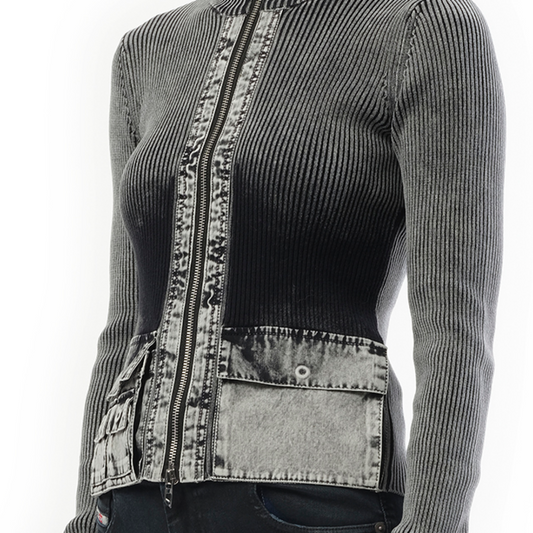 M-Melissa Sweater in Charcoal