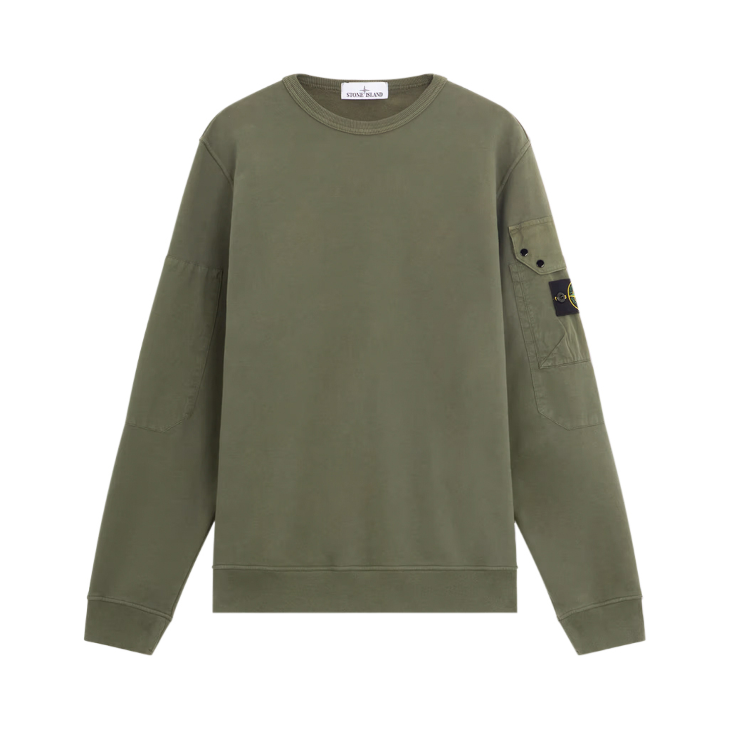 Brushed Cotton Compass Sweatshirt in Musk