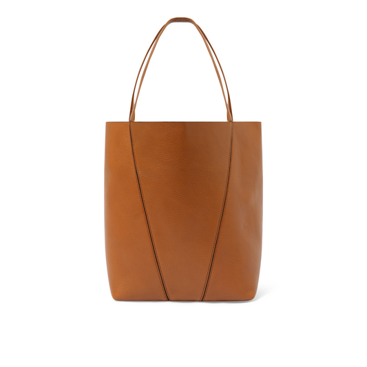 Chloe Spin Medium Tote Bag in Clay Brown