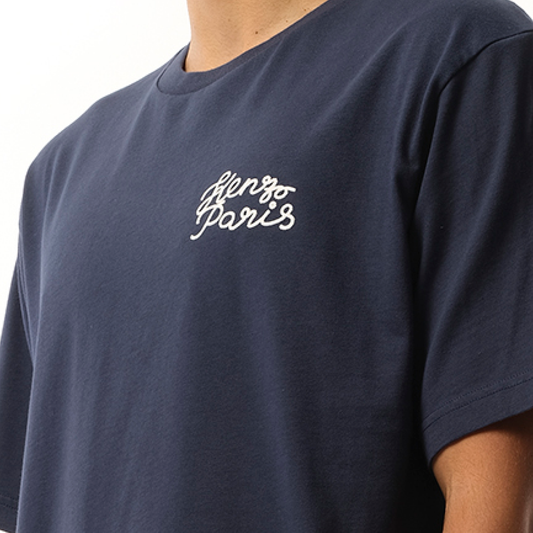 CVD Oversize T-Shirt in Midnight Blue