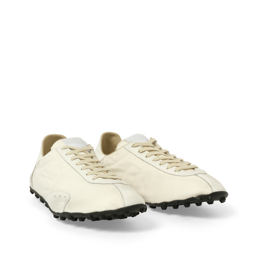 Sprinters Low Top Sneaker in White/Birch