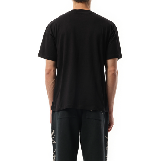 Initial Oversized T-Shirt in Black