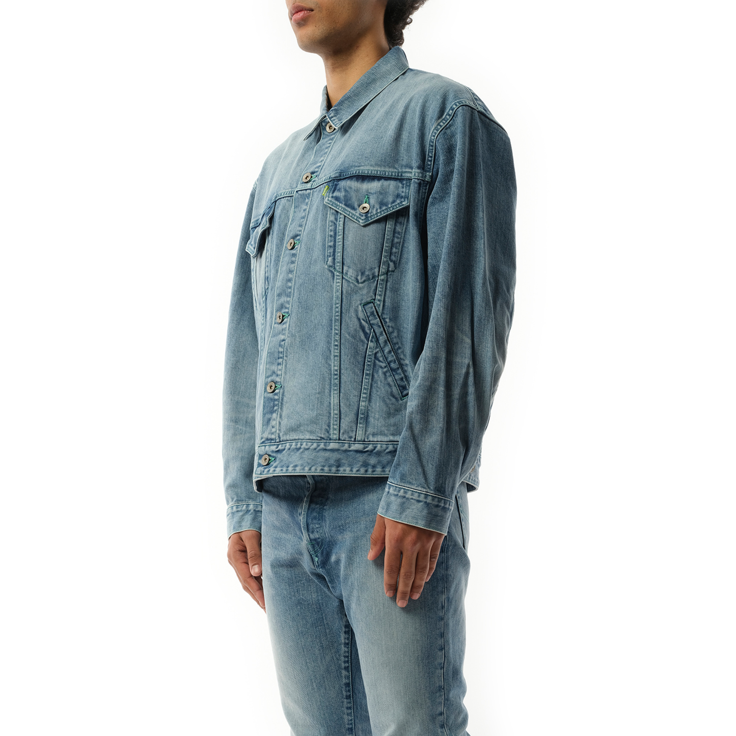 Care Denim Jacket in Indigo