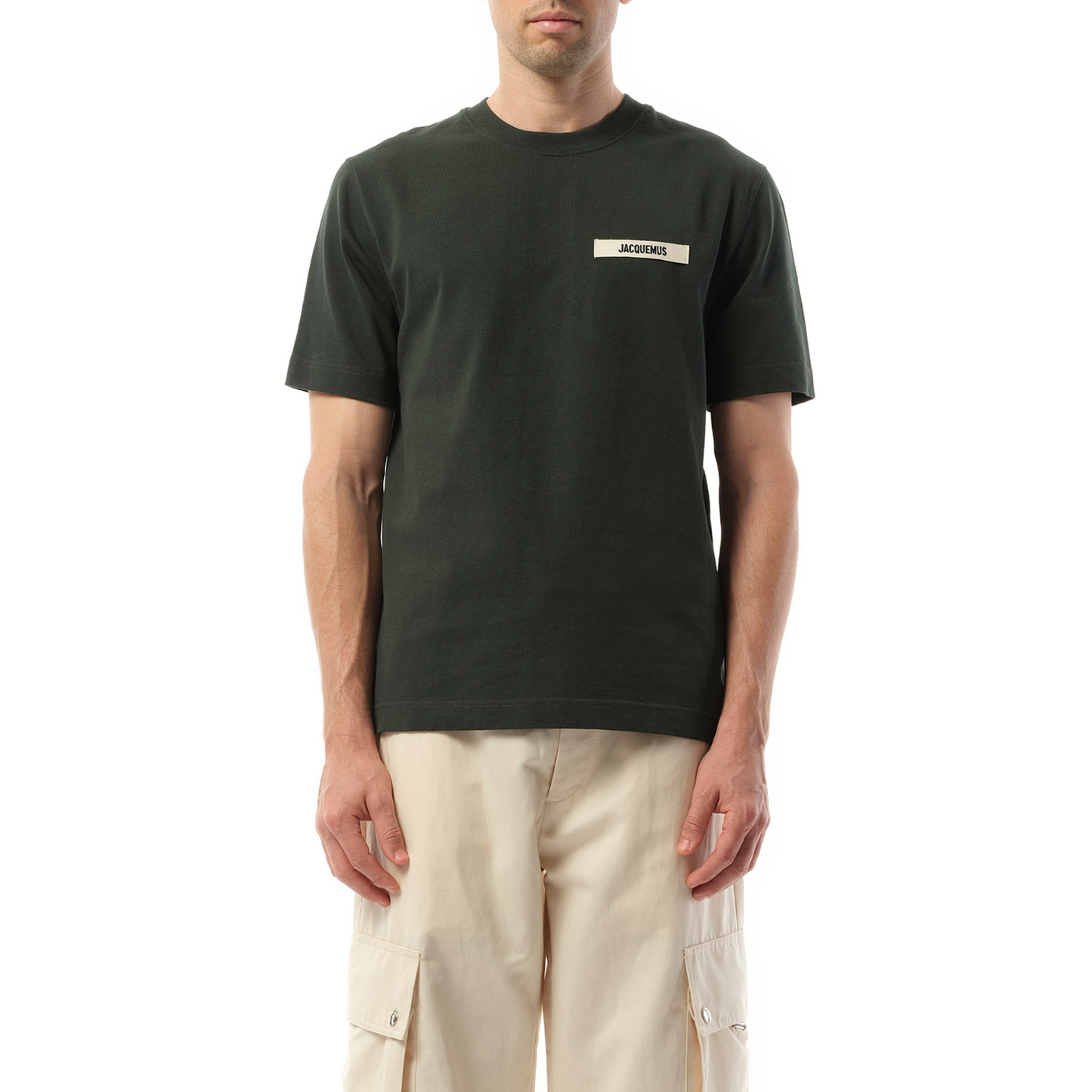 Le T-Shirt Gros Grain in Dark Green