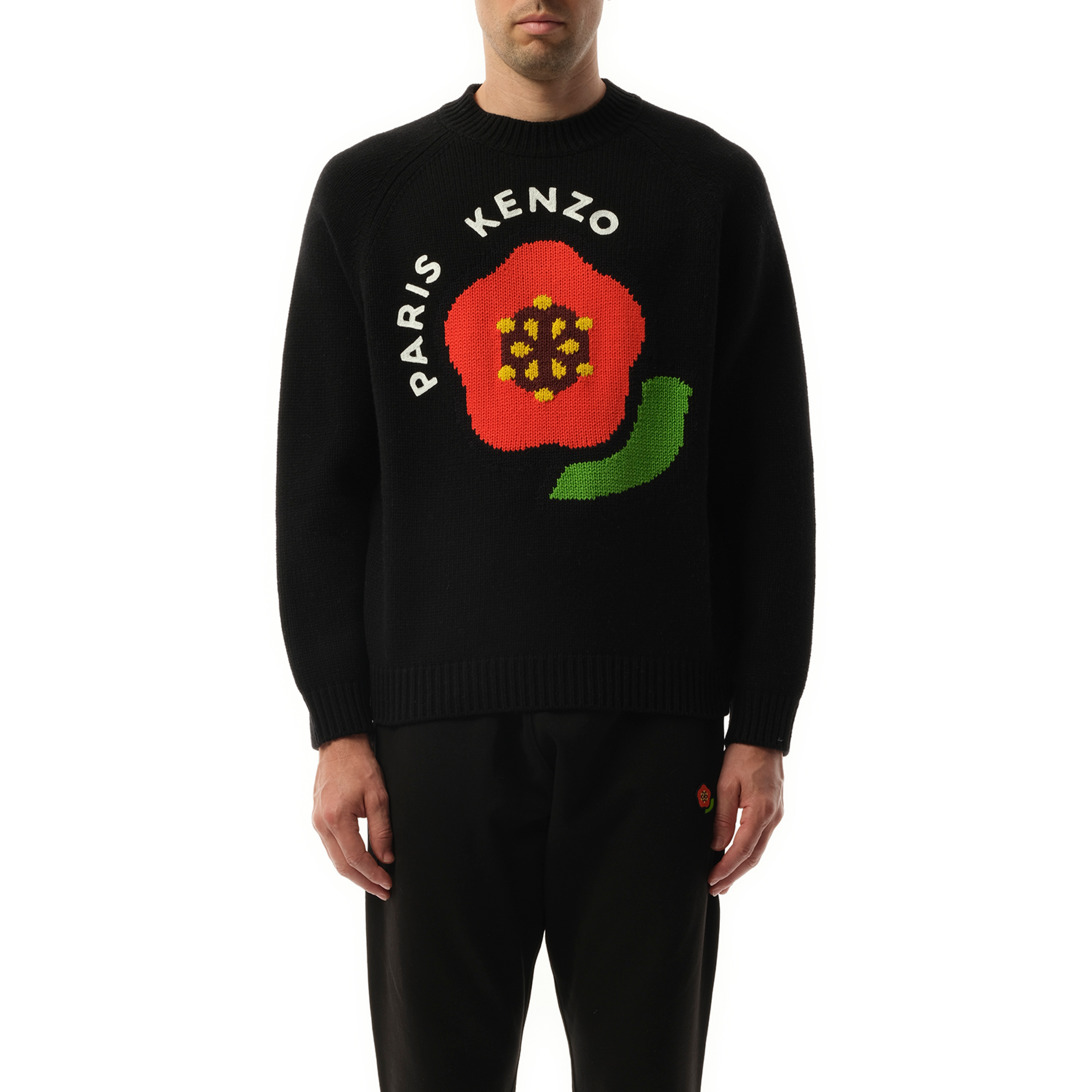 Kenzo Pop Knit Sweater in Black