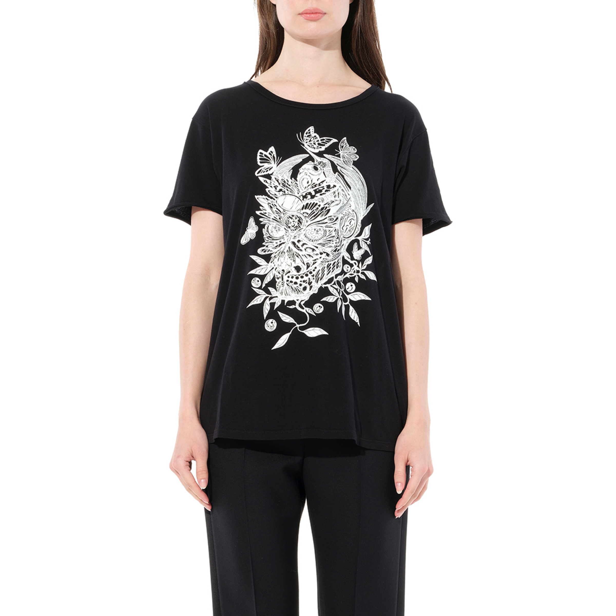 Skull T-Shirt in Black