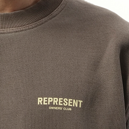 Represent Owners Club Sweatshirt in Fog