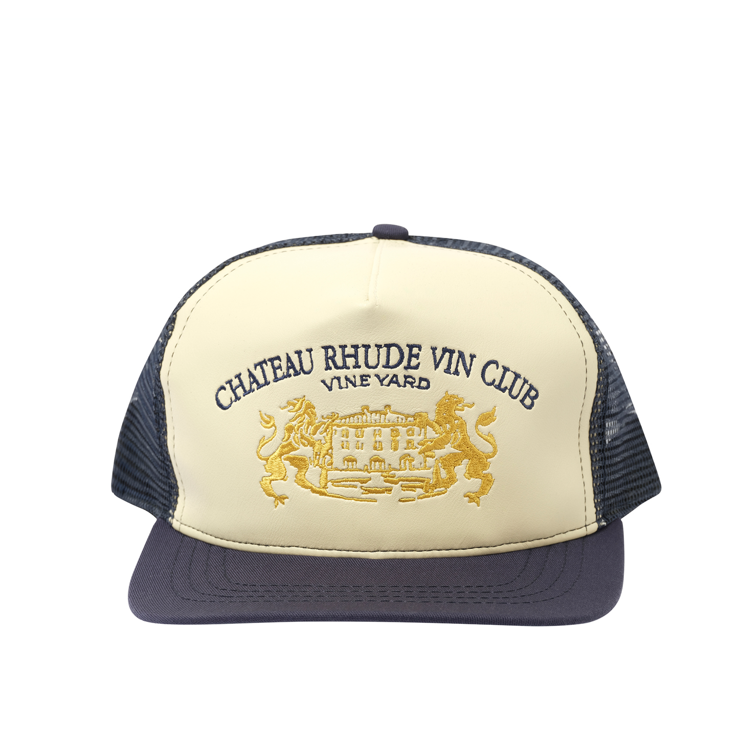 Cellier Trucker Hat in Navy/Cream