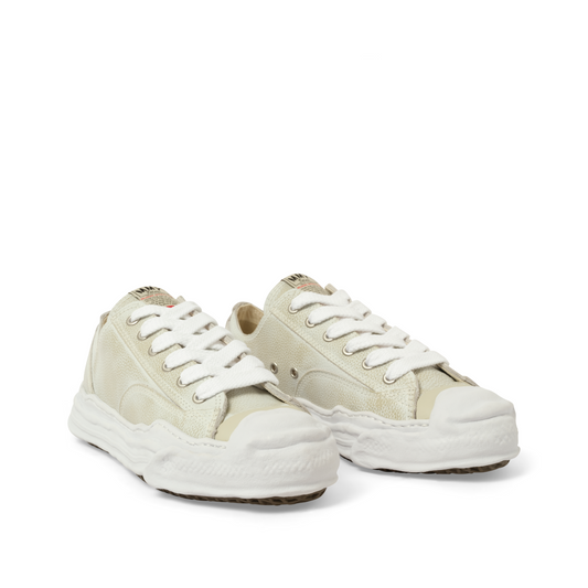 Hank OG Shrink Leahter Sneaker in White