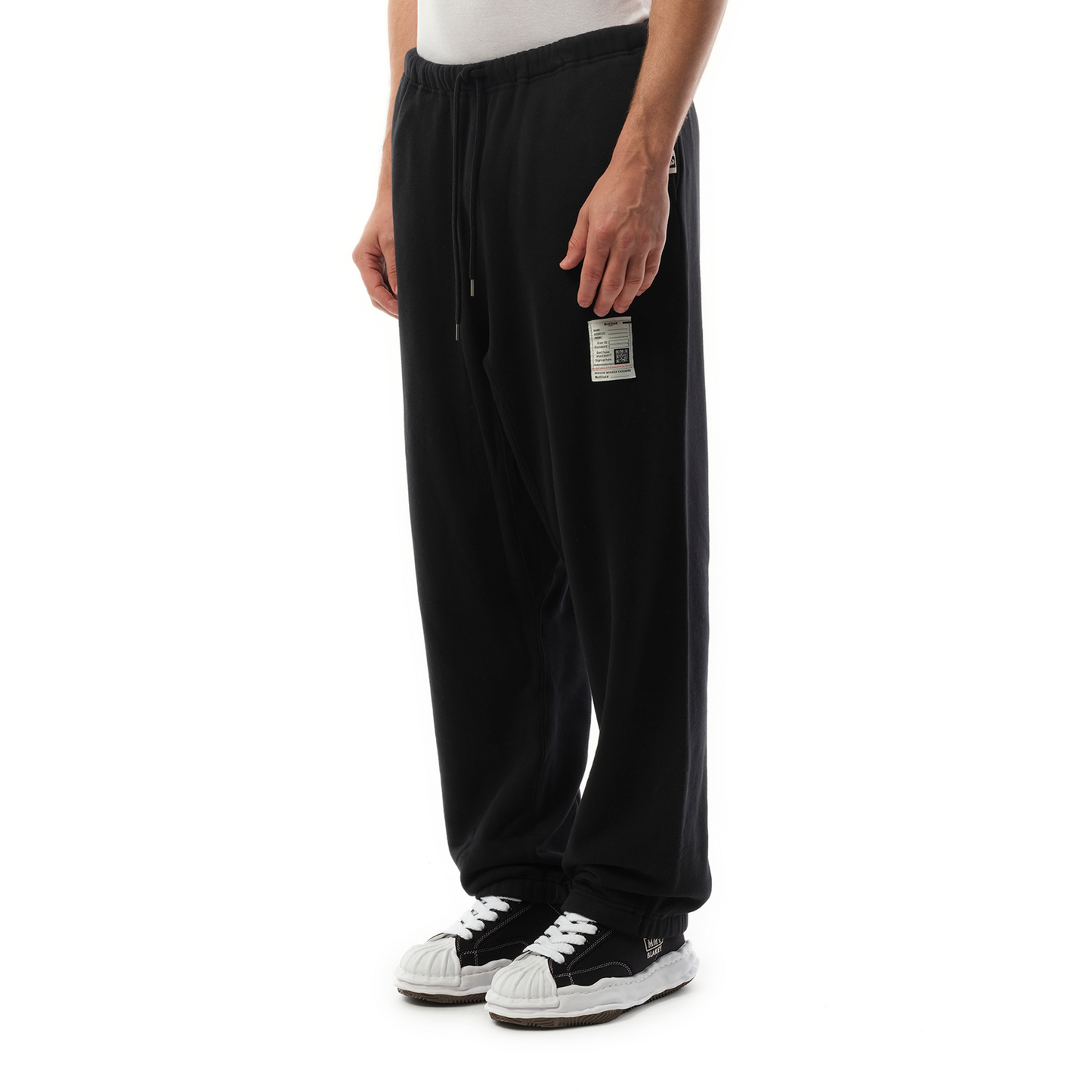 Distressed Sweatpants in Black