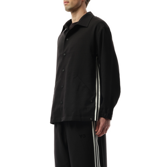 3 Stripe Unisex Jacket in Black