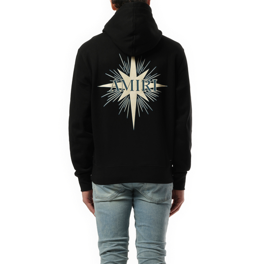 Amiri Starburst Hoodie in Black