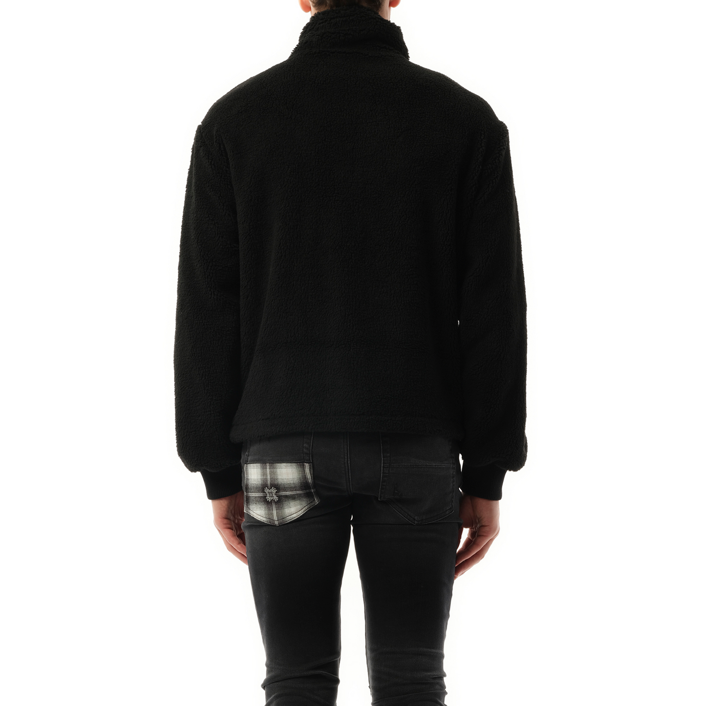 Bones Fleece Jacket in Black