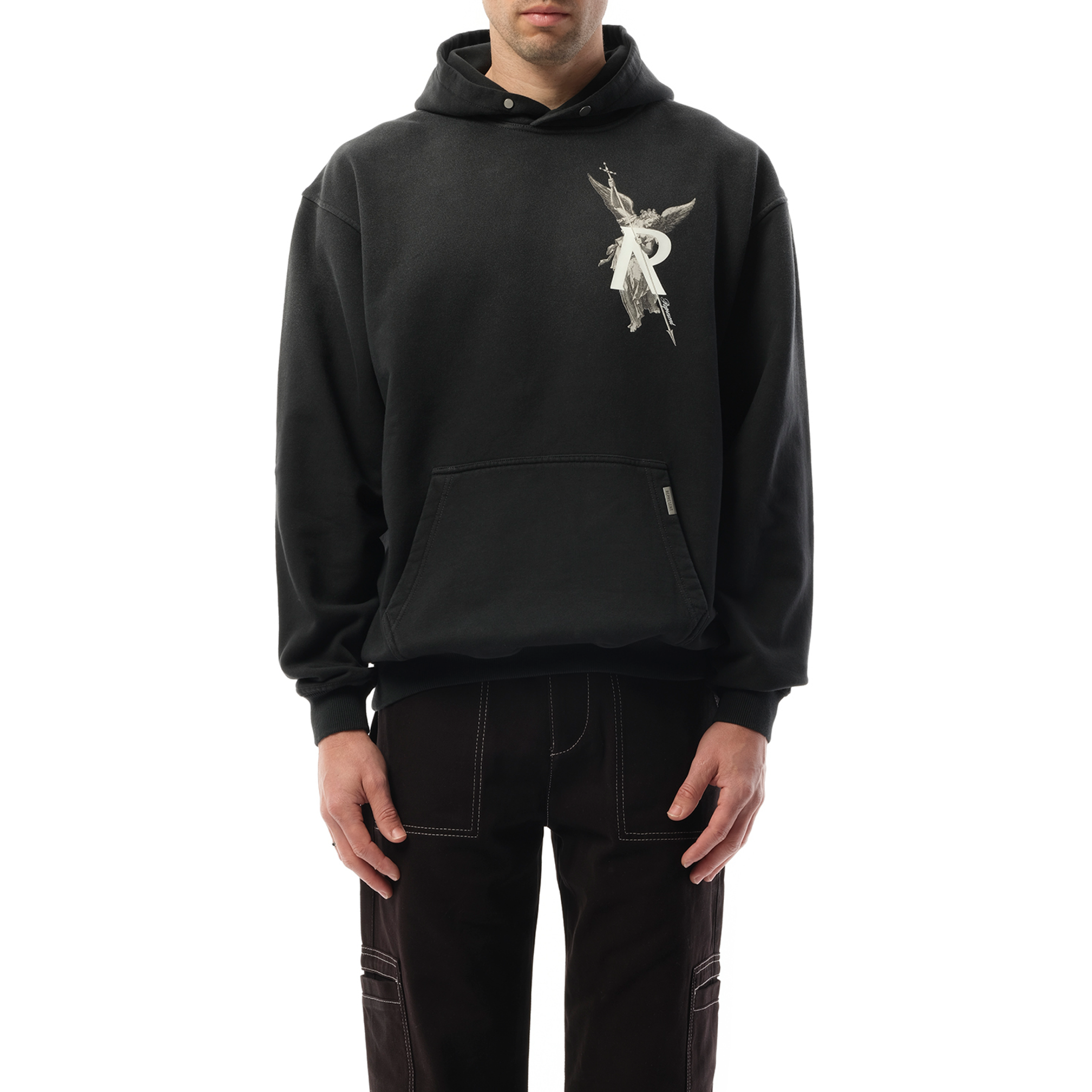 Archangel Hoodie in Stained Black