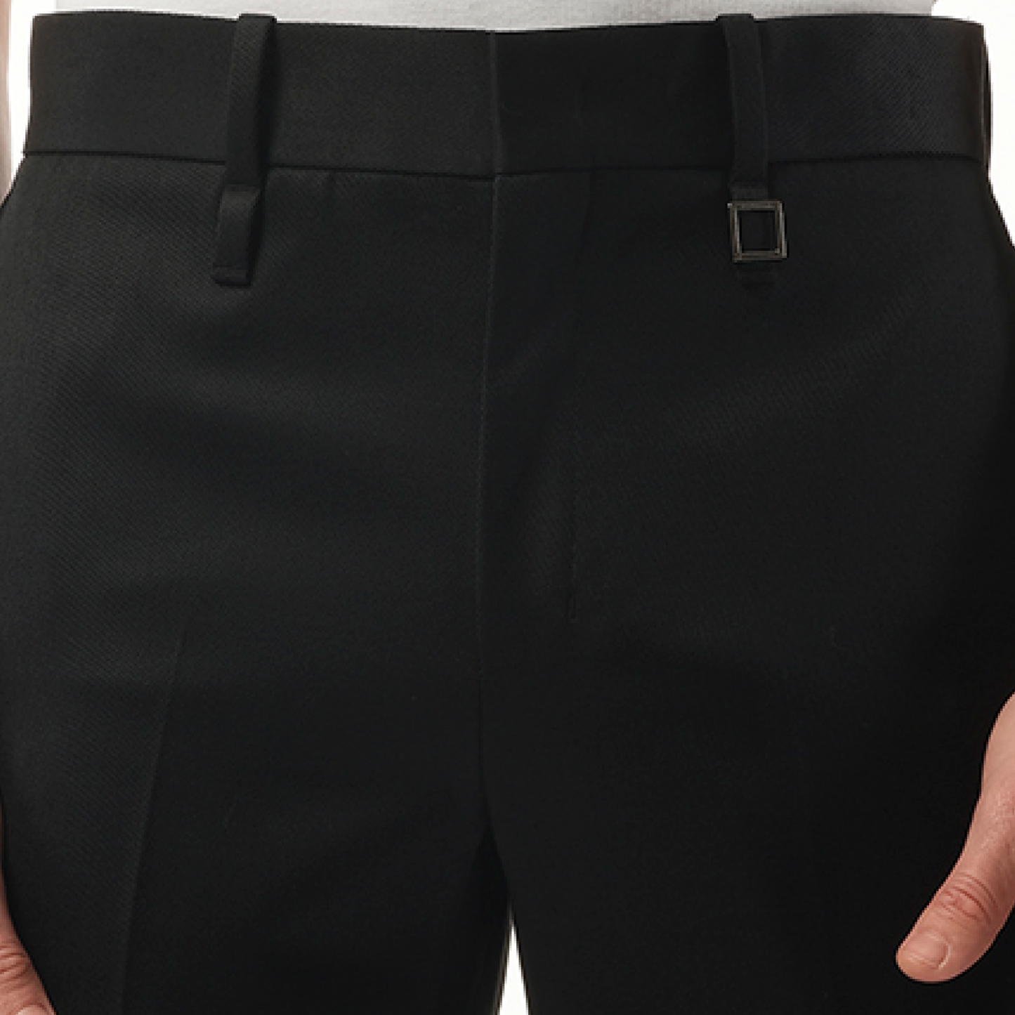 Pleated Suit Pants in Black