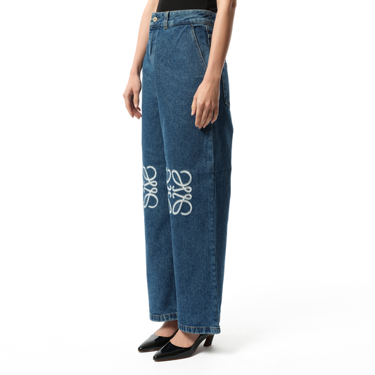 Anagram Baggy Jeans AF in Jeans Blue