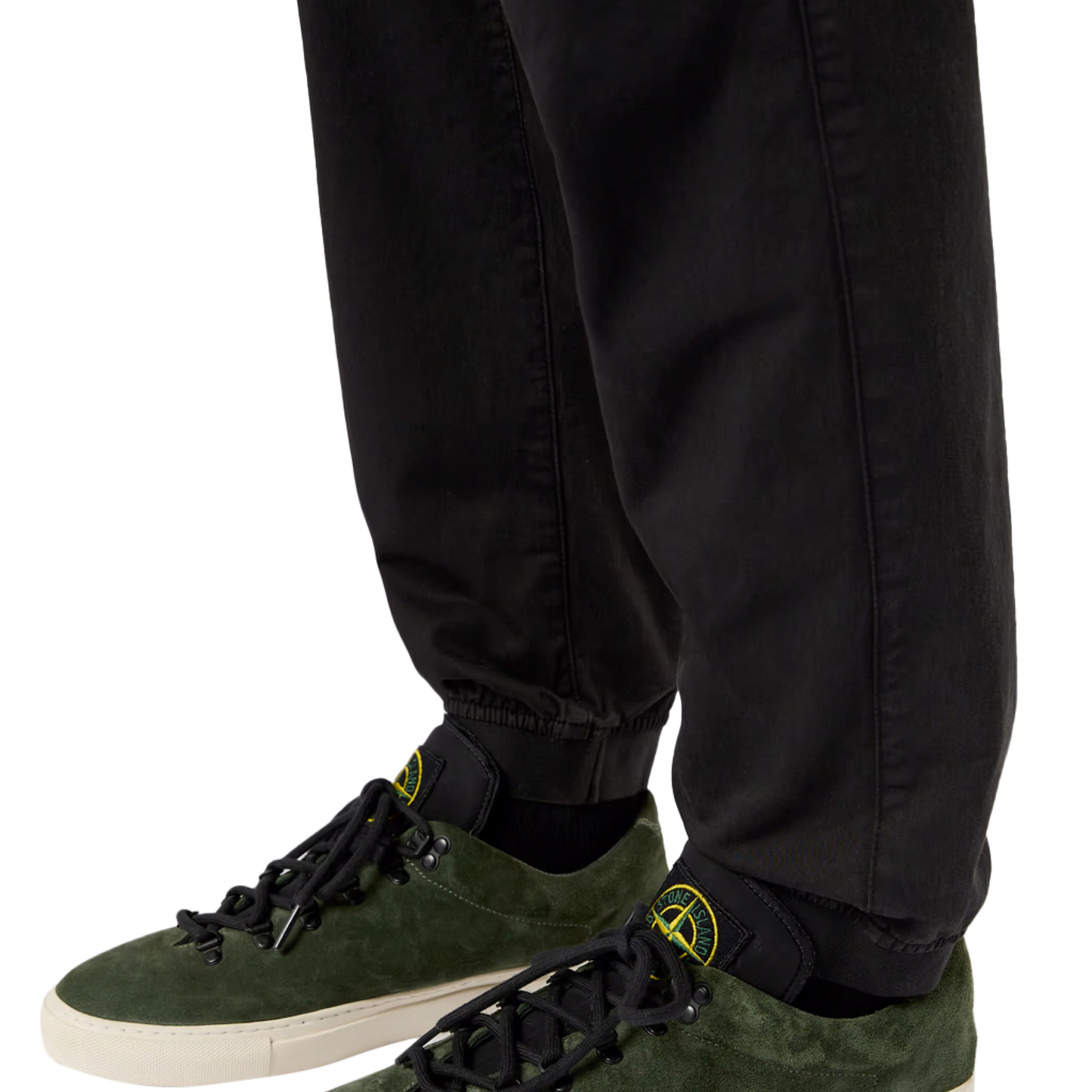 Stone Island Compass Cargo Pants in Black