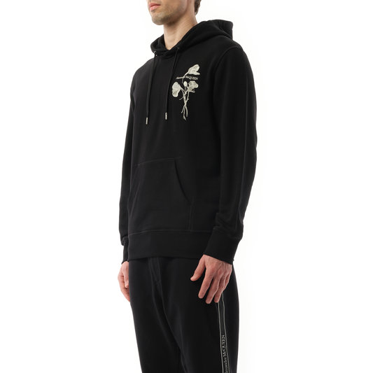 EMB Loopback Hoodie in Black