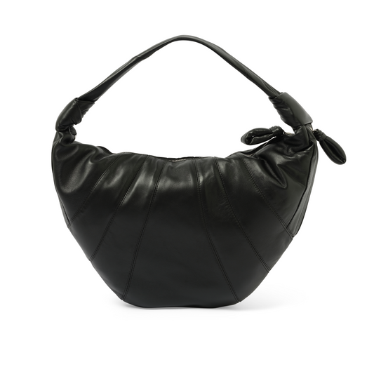 Fortune Croissant Bag in Black