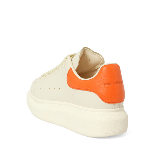 Larry Oversized Sneaker in Off White/Orange