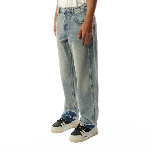 R3 Baggy Denim Pants in Blue