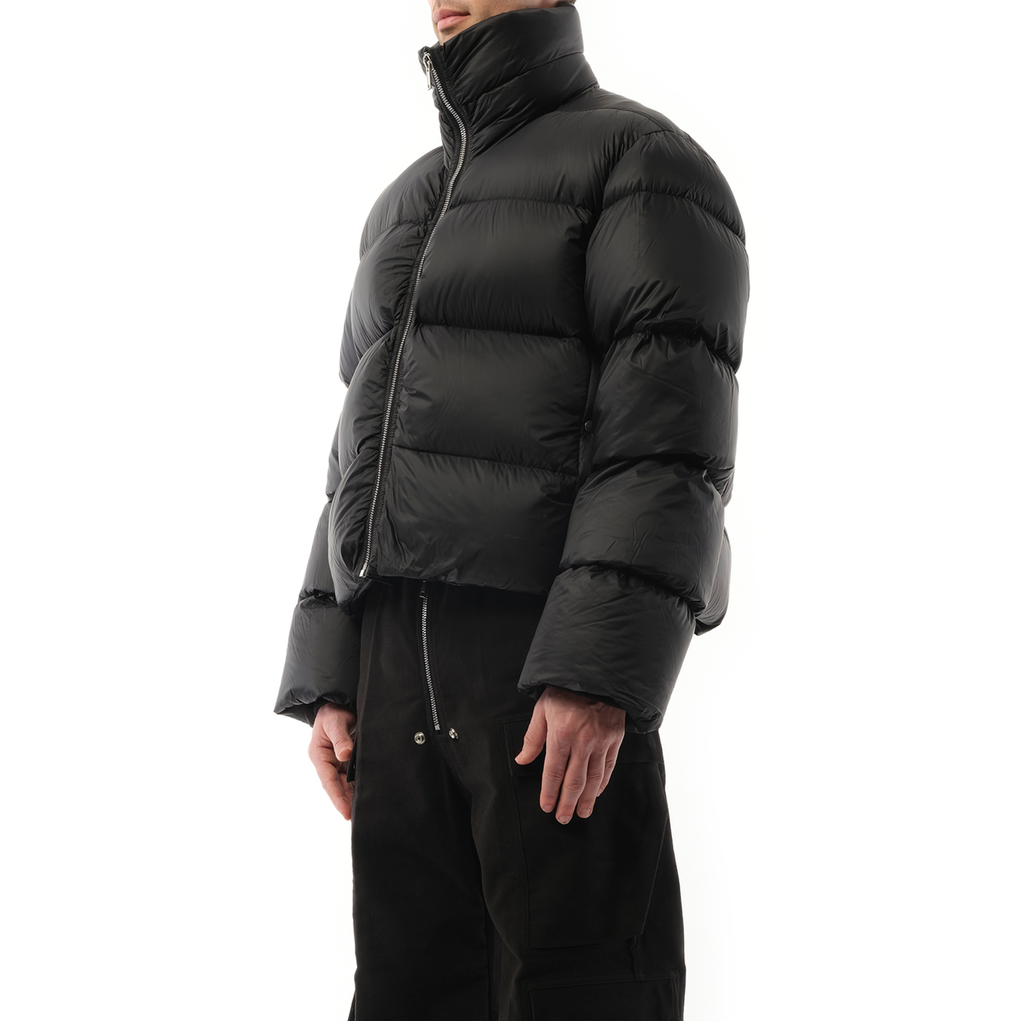 Turtle Down Jacket in Black