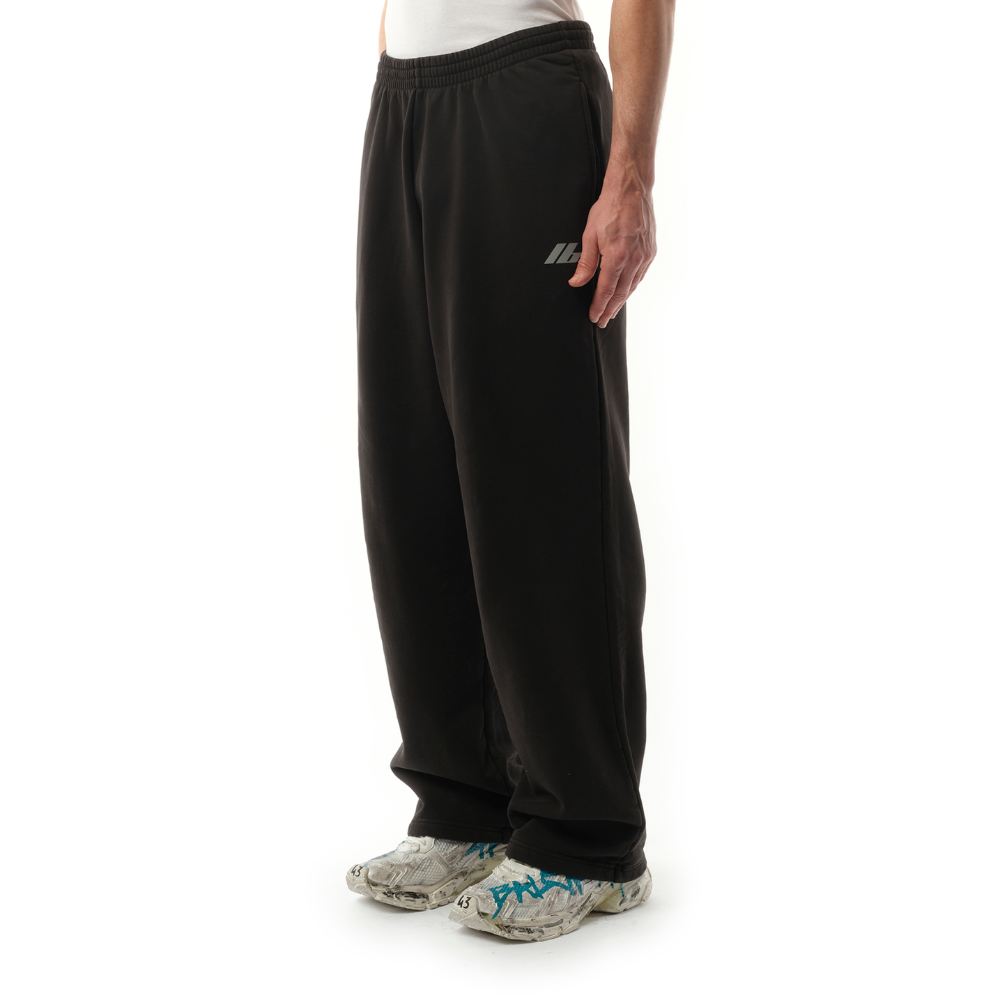 Activewear Baggy Sweatpants in Black