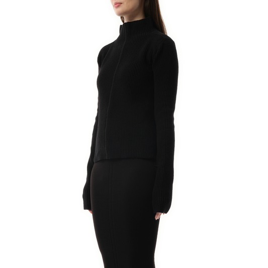 Headon Double Lupetto Sweater in Black