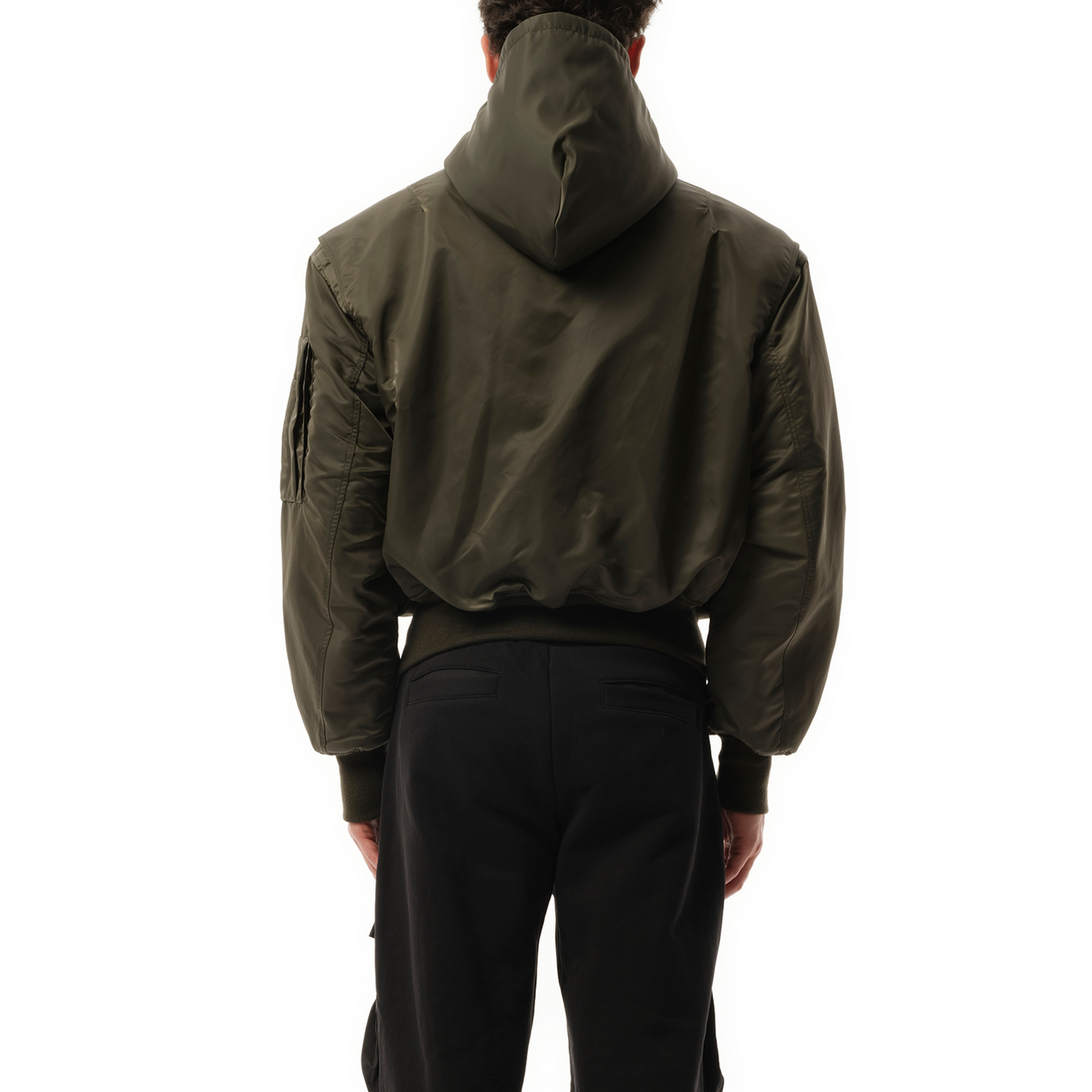 Hooded Broad Bomber in Jade