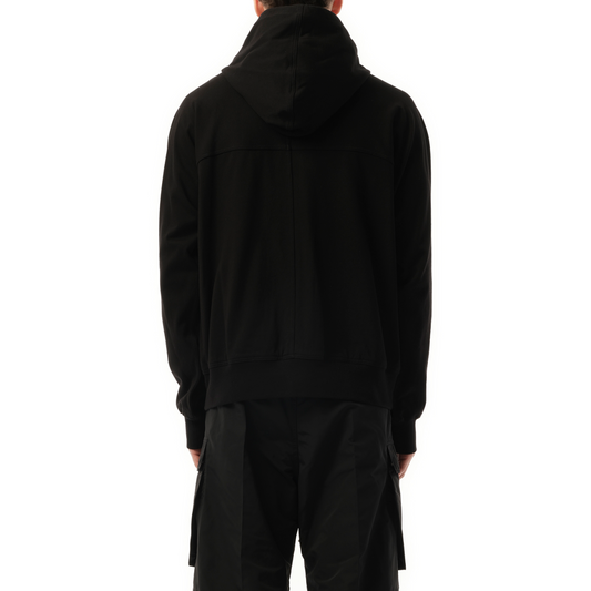 Windbreaker Hoodie in Black