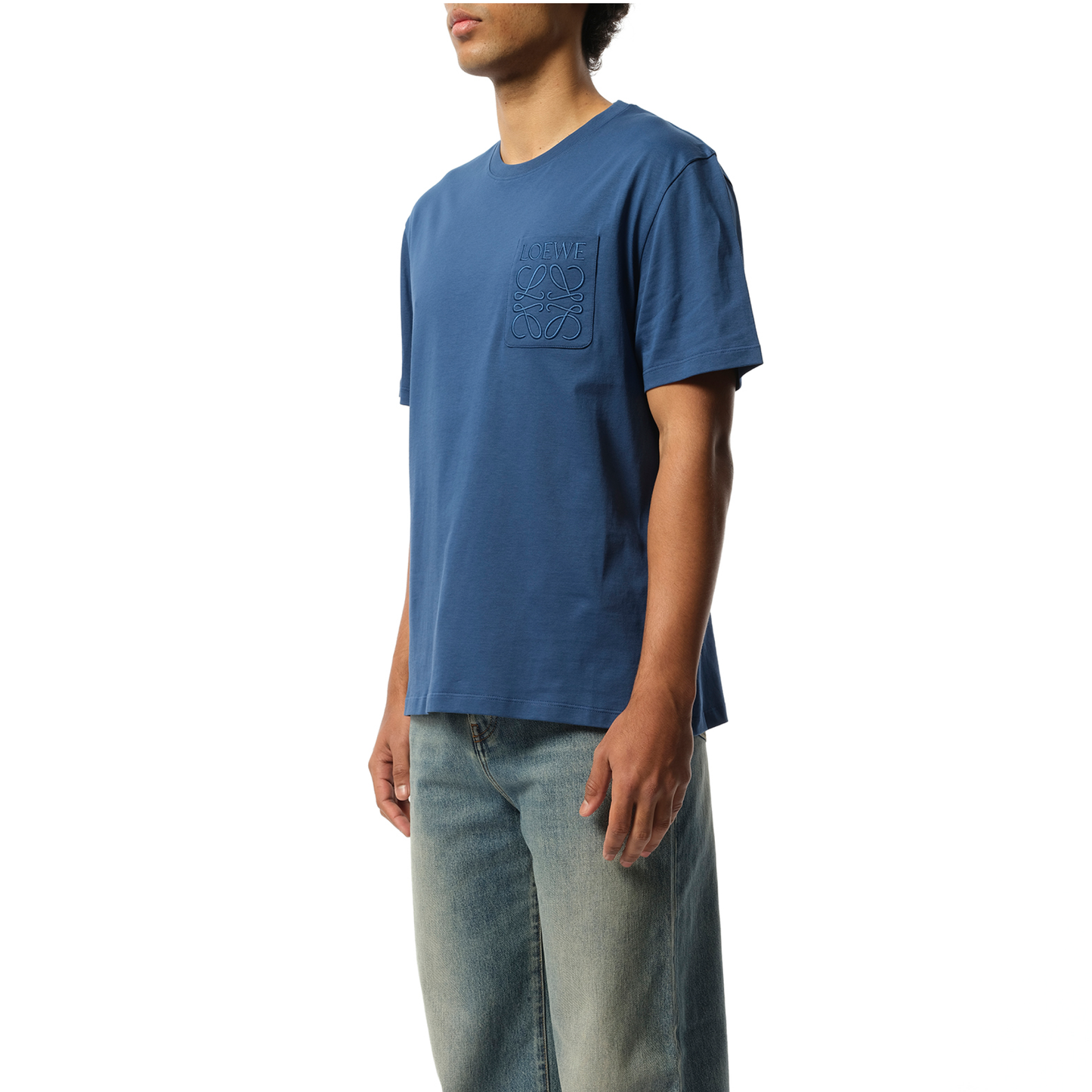 Relaxed Anagram T-Shirt in China Blue