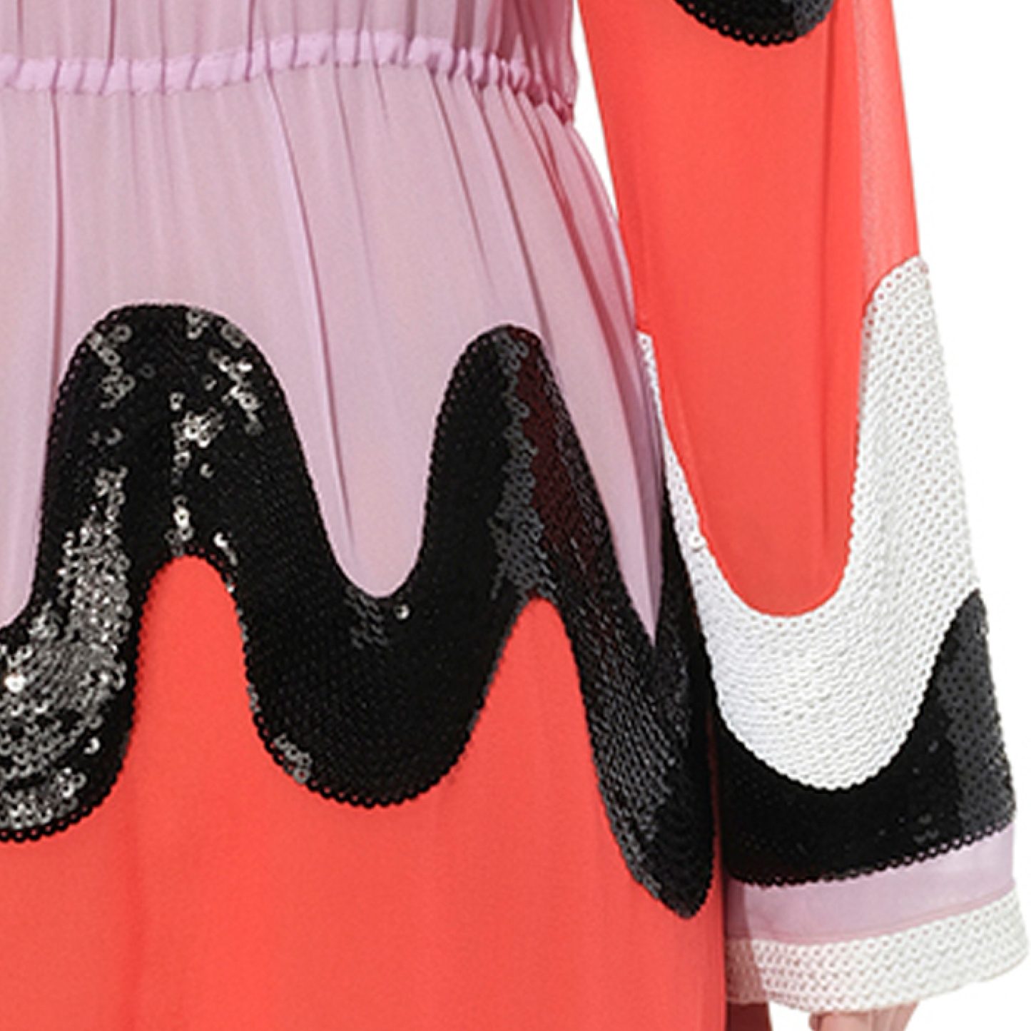 Belted Dress in Multicolor