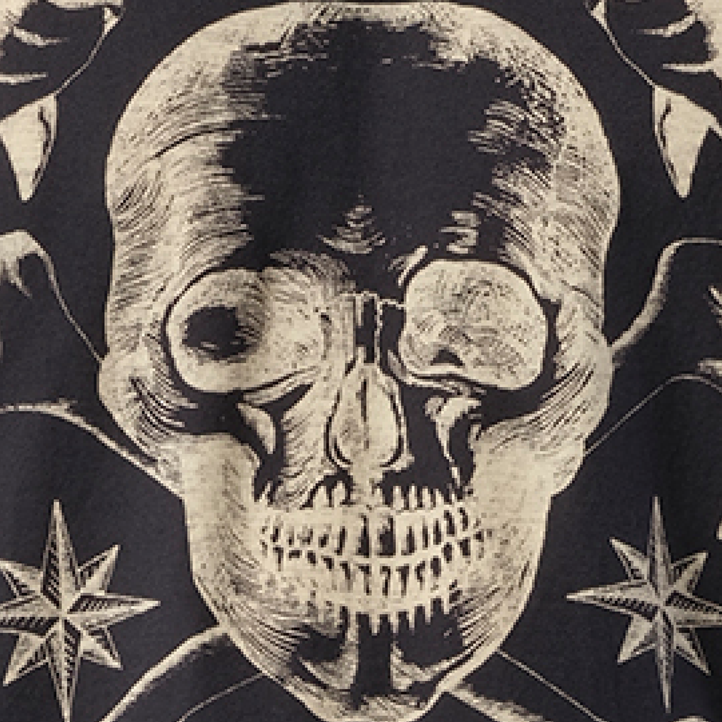 Tattoo Skull T-Shirt in Navy