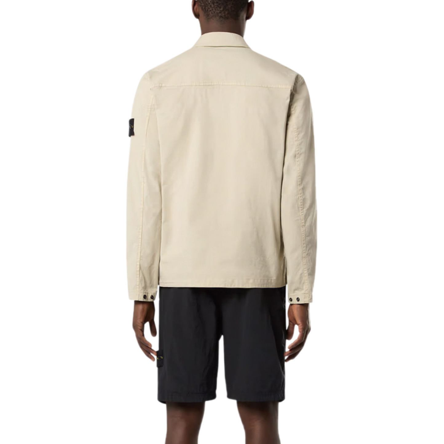 Supima Cotton Overshirt in Plaster