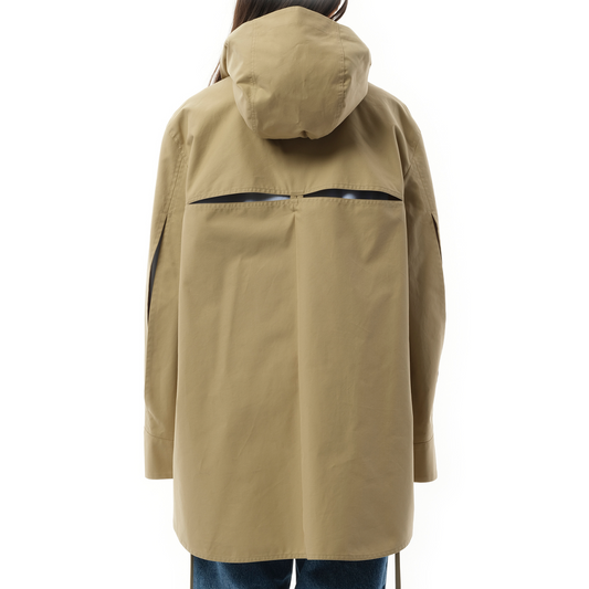 Hooded Anagram Parka in Sweet Caramel