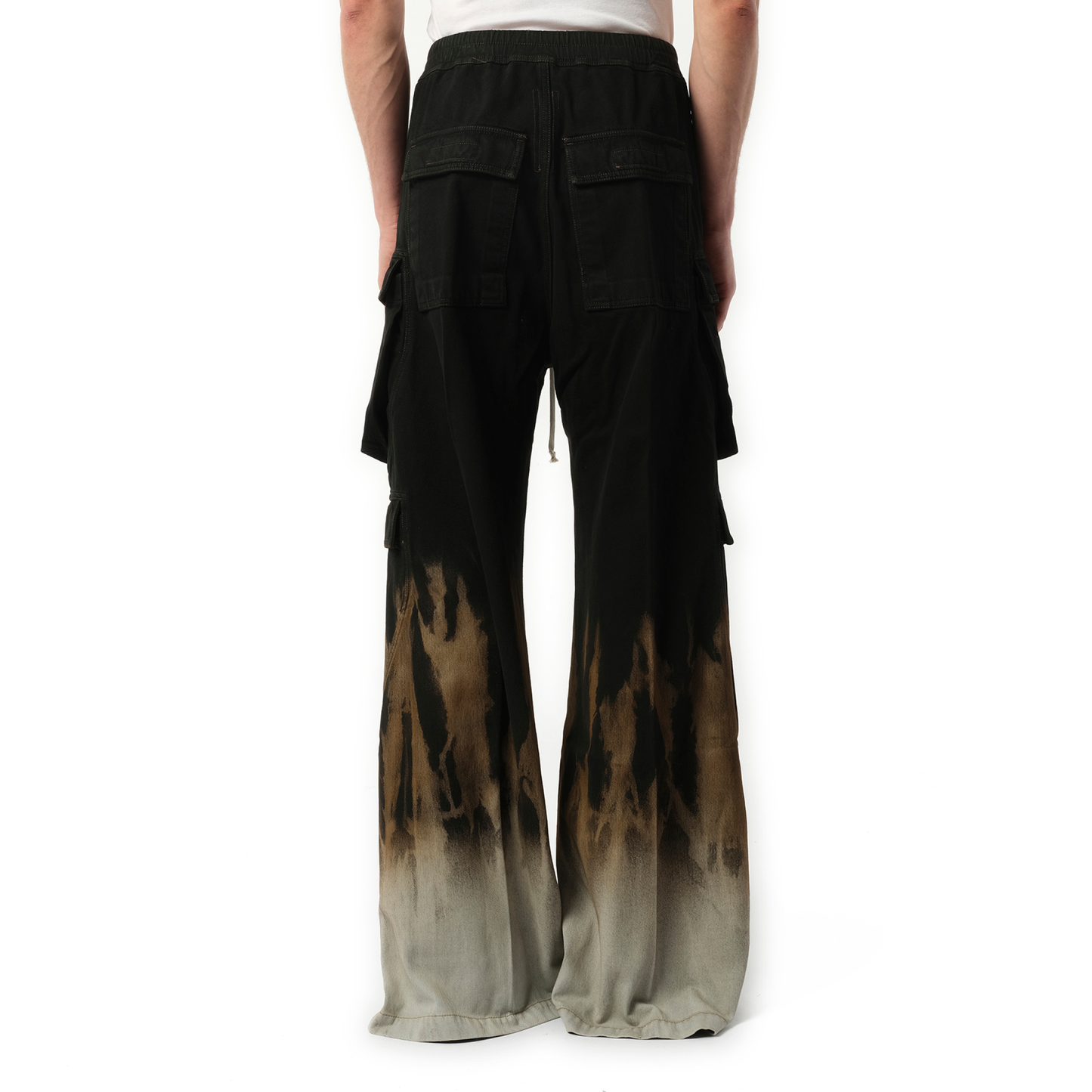 Double Cargo Jumbo Bela Pants in Black/Terra